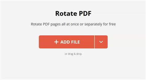 Rotate a PDF: Rotate PDF pages online for free .